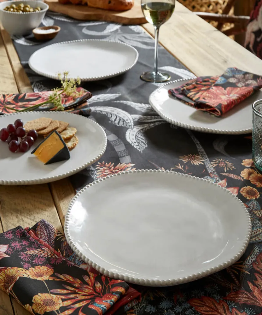 Joe Browns Home Accessories<Set Of 4 Organic Beaded Dinner Plates
