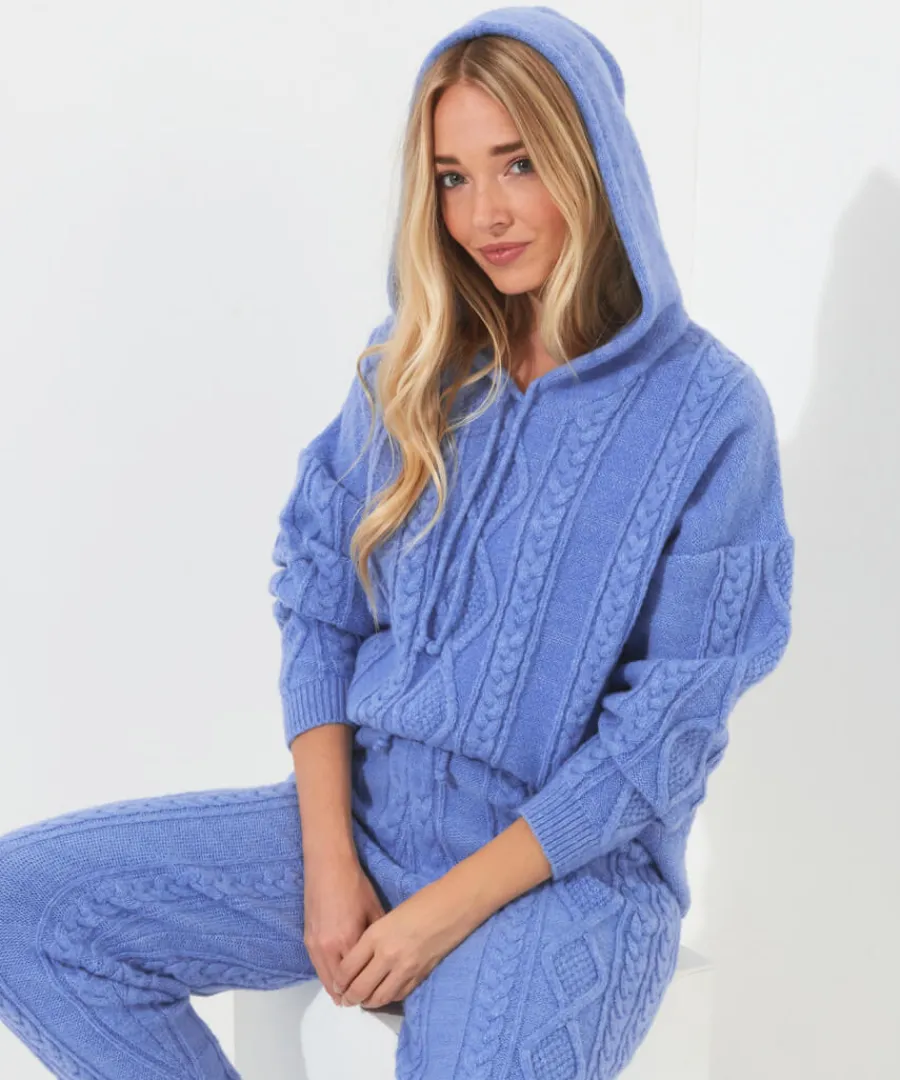 Joe Browns Tops& Tunics & Shirts<Sloe Joes Cable Knit Hoody