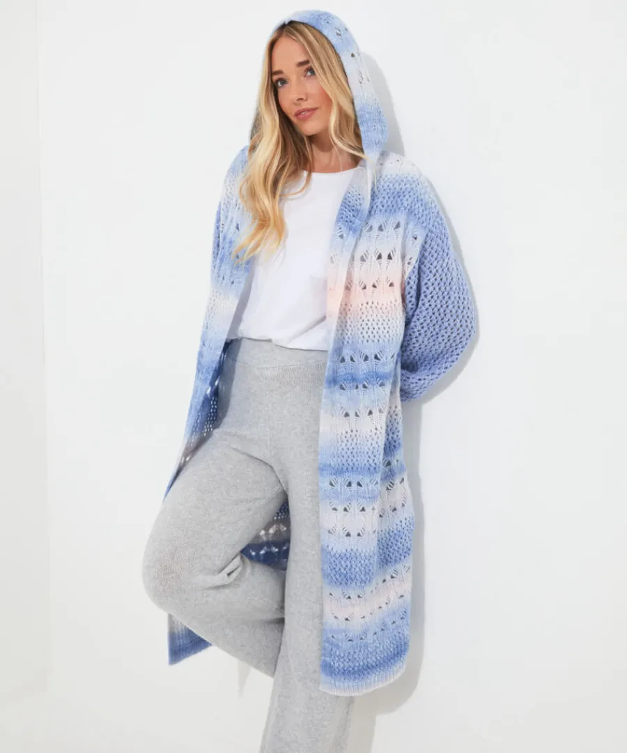 sloe_joes_ombre_knit_longline_cardigan_6.webp Joe Browns Gifts<Sloe Joes Ombre Knit Longline Cardigan