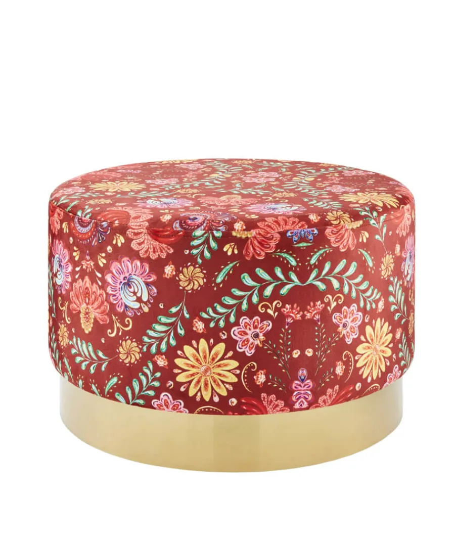 Joe Browns Nature Decor<Statement Floral Footstool