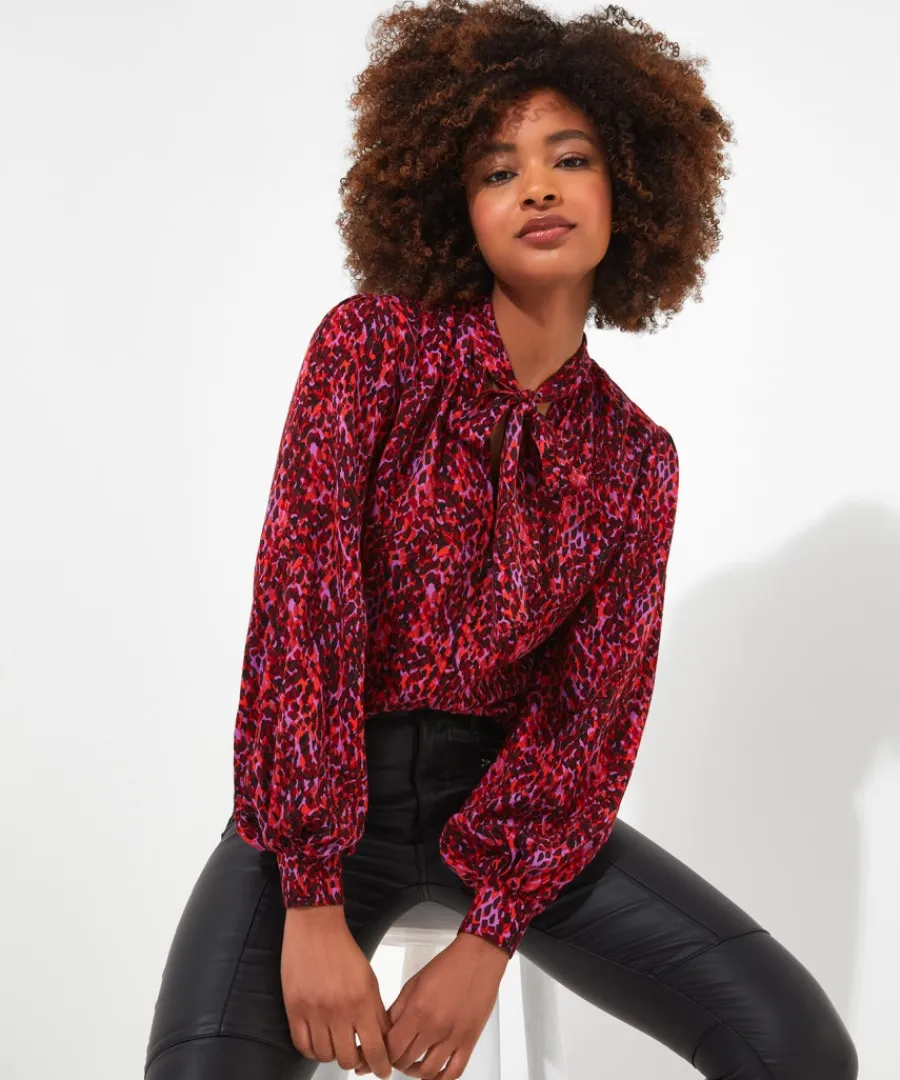 statement_tie_neck_blouse_5.webp Joe Browns Tops& Tunics & Shirts<Statement Tie Neck Blouse