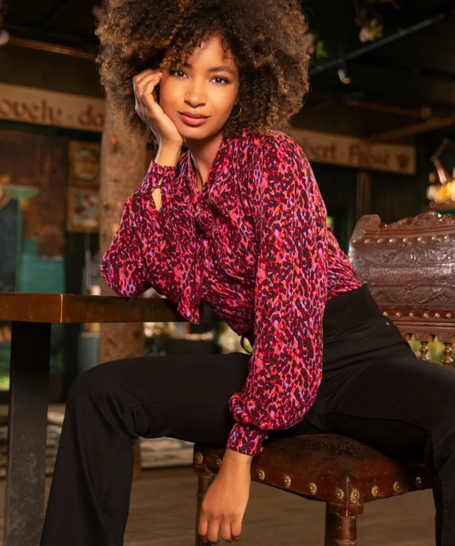 statement_tie_neck_blouse_6.webp Joe Browns Tops& Tunics & Shirts<Statement Tie Neck Blouse