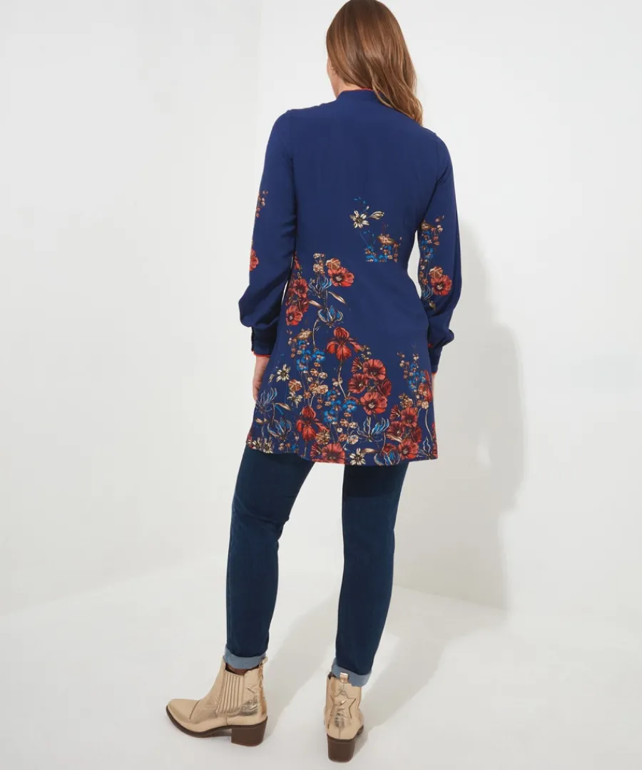 vibrant_florals_tunic_dress_4.webp Joe Browns Tops& Tunics & Shirts<Vibrant Florals Tunic Dress
