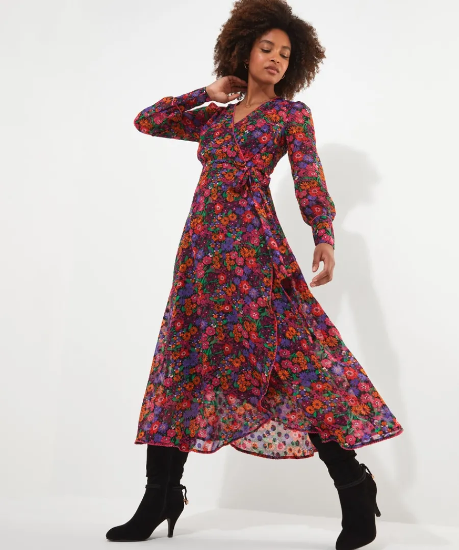 Joe Browns Dresses<Vibrant Vibes Wrap Dress