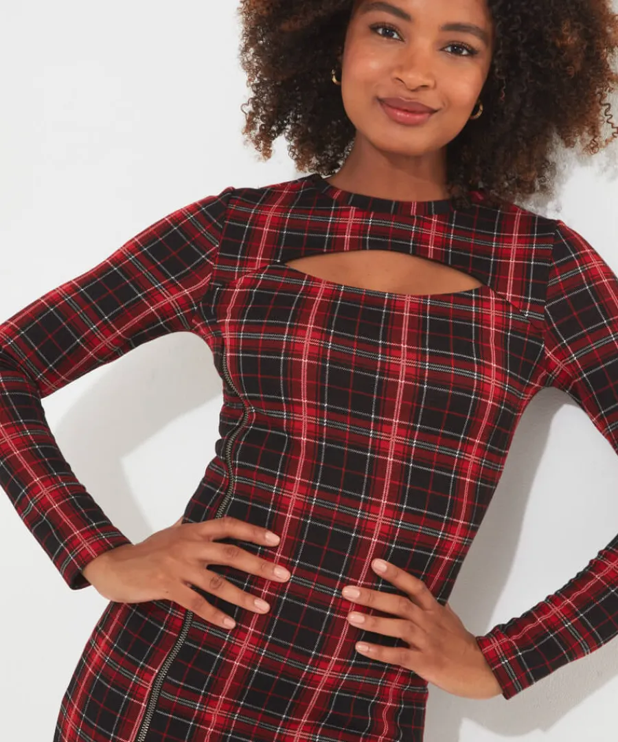 vivienne_check_dress_4.webp Joe Browns Dresses<Vivienne Check Dress