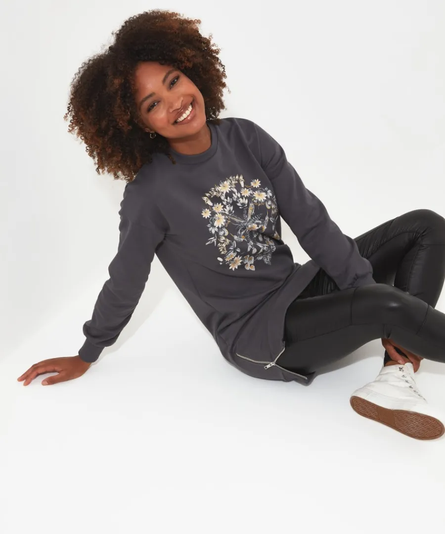 Joe Browns Tops& Tunics & Shirts<Zip Sweat Tunic Dress