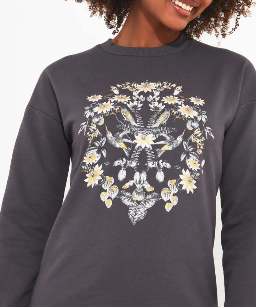 zip_sweat_tunic_dress_4.webp Joe Browns Tops& Tunics & Shirts<Zip Sweat Tunic Dress